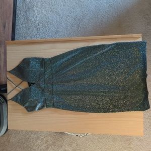 Sparkly Green Windsor Dress